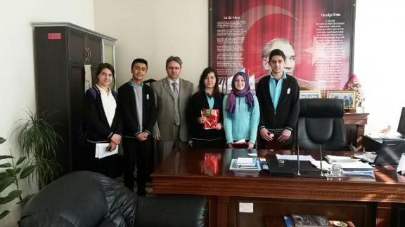 25 Mayıs Anadolu Lisesi Öğretmen ve Öğrencileri Müdürlüğümüzü Ziyaret Ettiler
