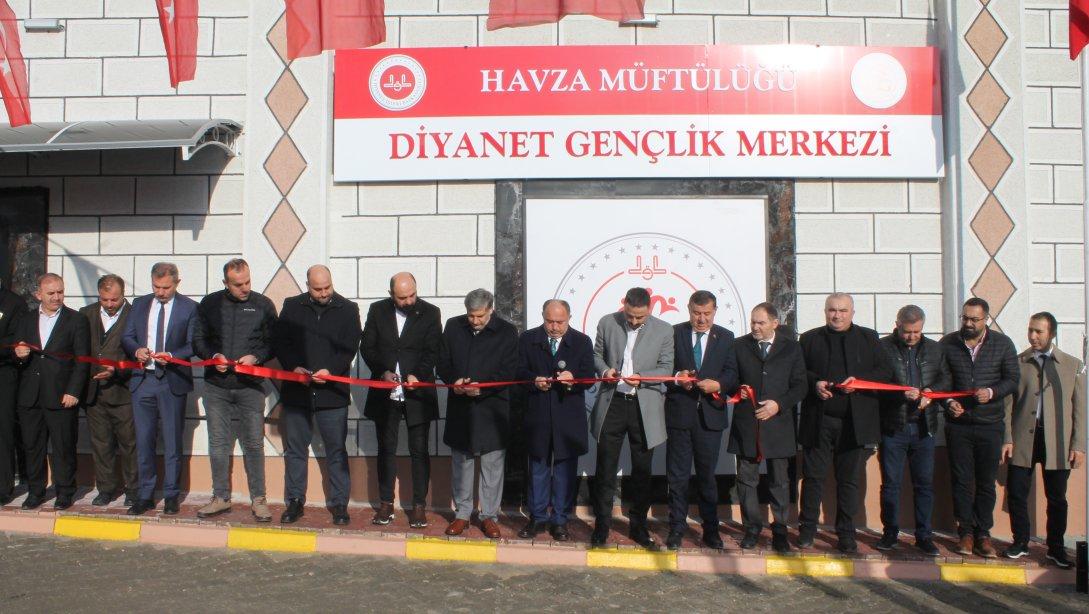  Havza İlçe Müftülüğüne Bağlı Diyanet Gençlik Merkezinin Açılış Programı 