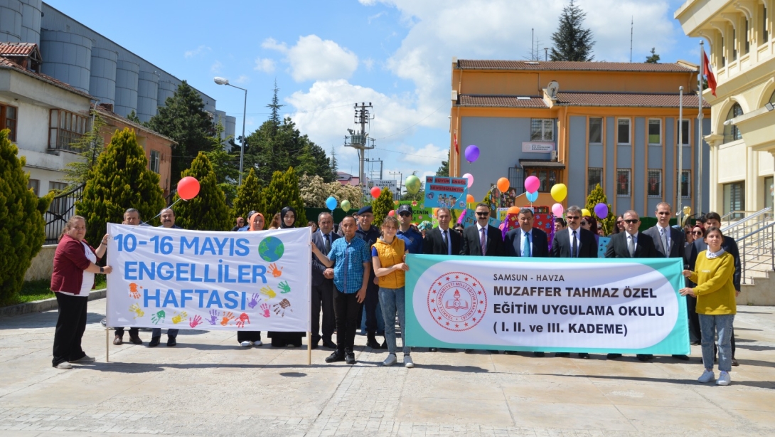 Engelliler Haftası Kapsamında Toplumsal Farkındalık Oluşturma Yürüyüşü